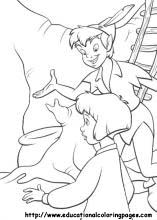 Peter  Coloring Pages on Peter Pan 2 Colouring