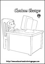 Curious George Coloring on Curious George Wikipedia The Free Encyclopedia