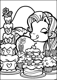  Pony Coloring Pages on Mylittlepony Small 3 Gif