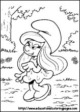 Smurf Coloring Pages on Coloring Pages For Kids Smurf Coloring Pages