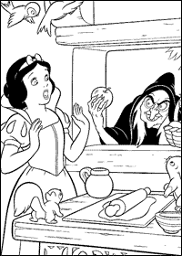 Snow White Coloring  Pages