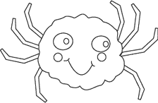 Spider Coloring Pages on Please Visit Www Educationalcoloringpages Com For More Information